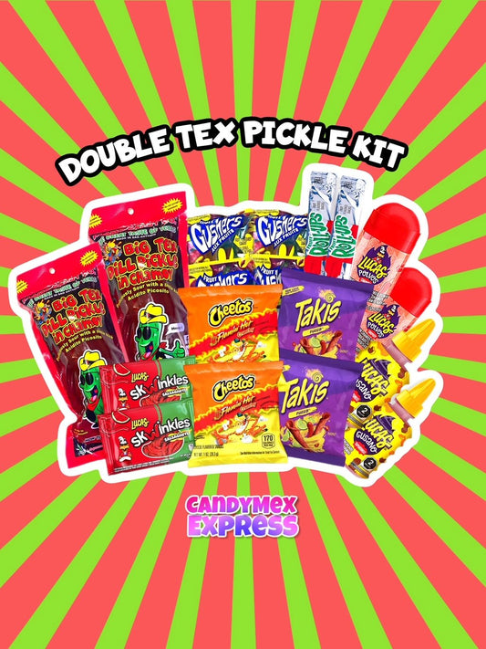 Double Tex Chamoy Pickle Kit (16pc) - CandyMex Express