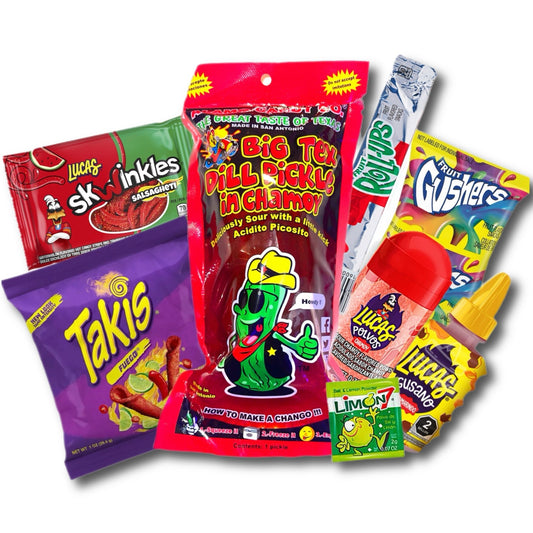 Big Tex Chamoy Pickle Kit Our DIY Chamoy Pickle Kit w/takis (7pc) - CandyMex Express