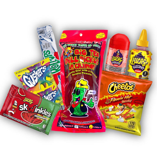 Big Tex w/Hot Cheetos Pickle Kit (7pc) - CandyMex Express