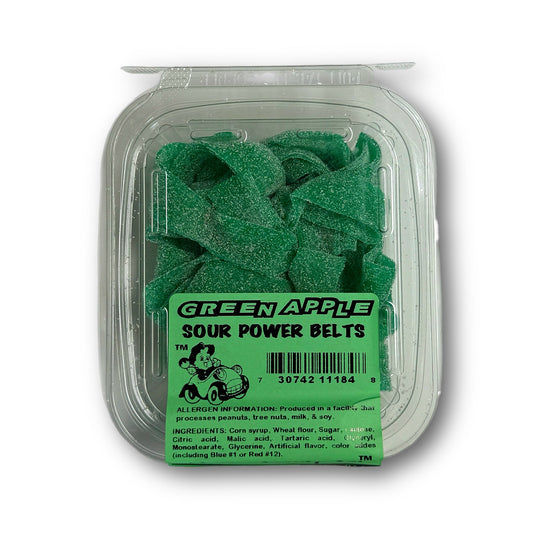 Green Apple Sour Belts - CandyMex Express