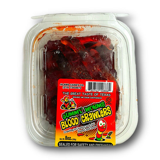 Gummy Worms Blood Crawlers - CandyMex Express