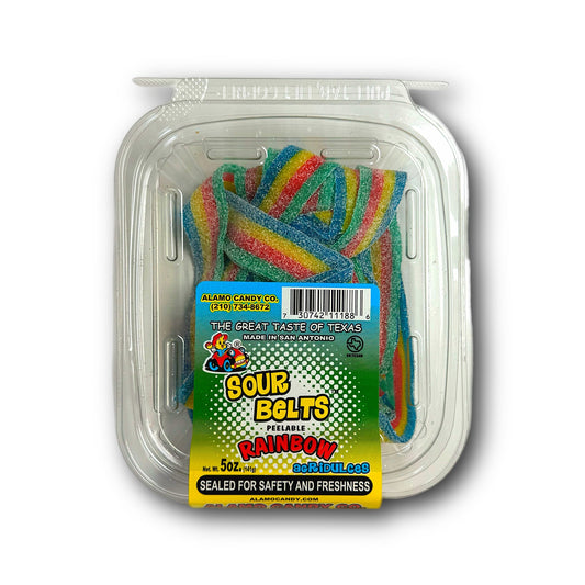 Rainbow Sour Belt Candy (5oz) - CandyMex Express
