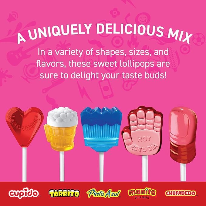 Vero Mix Banda Dulce Assorted Sweet Lollipops (40pc)