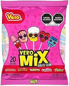 Vero Mix Banda Dulce Assorted Sweet Lollipops (40pc)