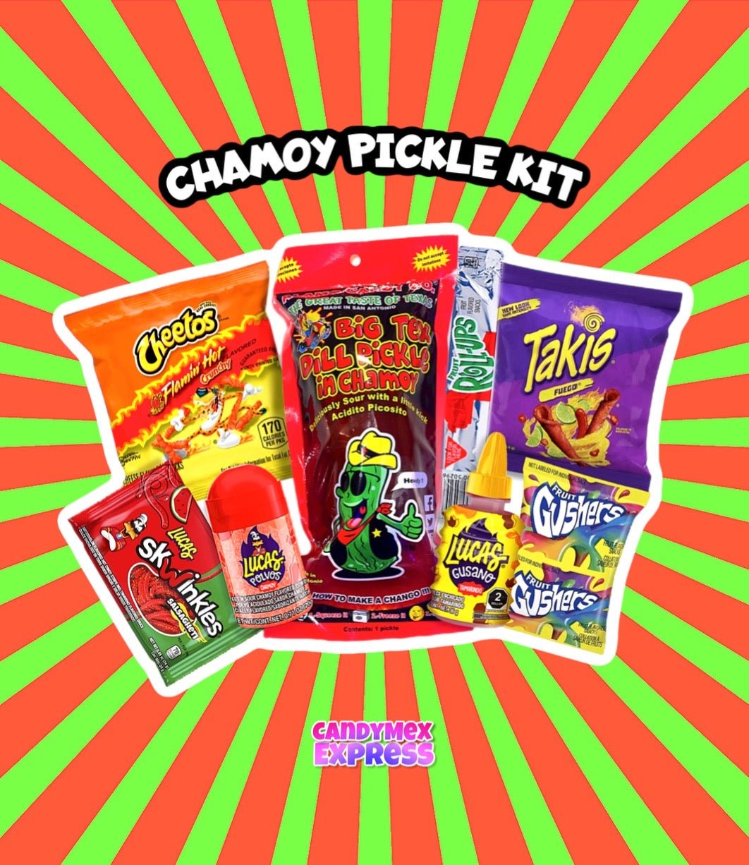 Chamoy Pickle Kit W/ Hot Cheetos – BussinSnacks